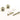TG&T Nickel Beveled Strap Button Set of 2