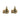 Bourns A500K Audio Taper Knurled Shaft Potentiometer (Set of 2)