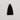 Black Extended Triangle Truss Rod Cover 1-ply 1-screw (NOS)