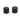 The Pomona Black Dome Knob Set of 2
