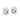 The Pomona Chrome Dome Knob Set of 2