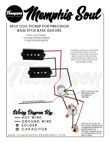 Memphis Soul Split Coil Pickup Wiring Diagram