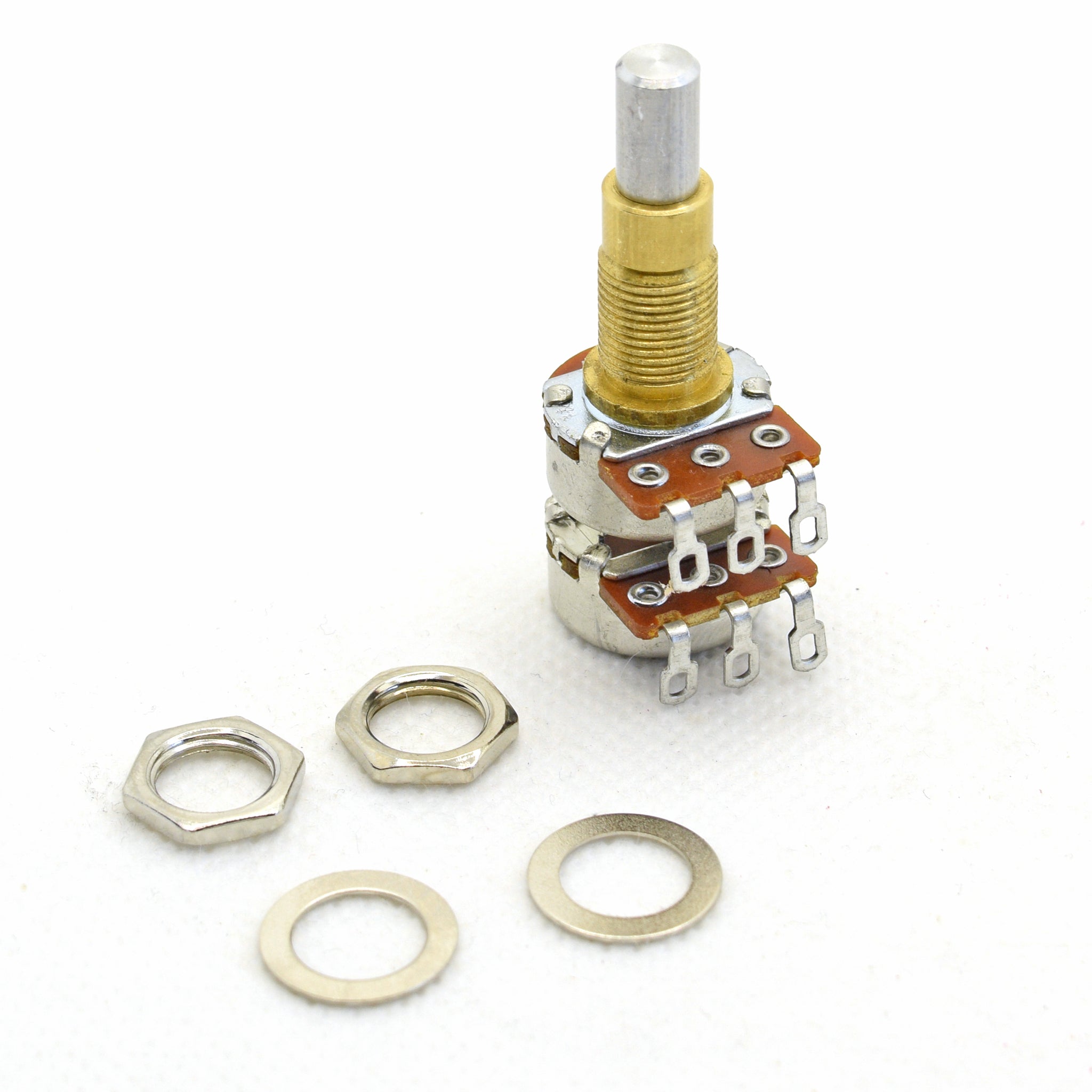 Alpha Potentiometer A500K Concentric Stacked Dime Size Pot Thompson