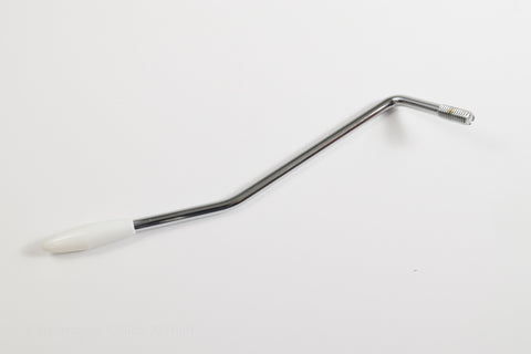 Chrome Screw-in 6mm Tremolo Arm w/White Tip