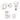 3x3 Black Proline Self Locking Tuners Set of 6