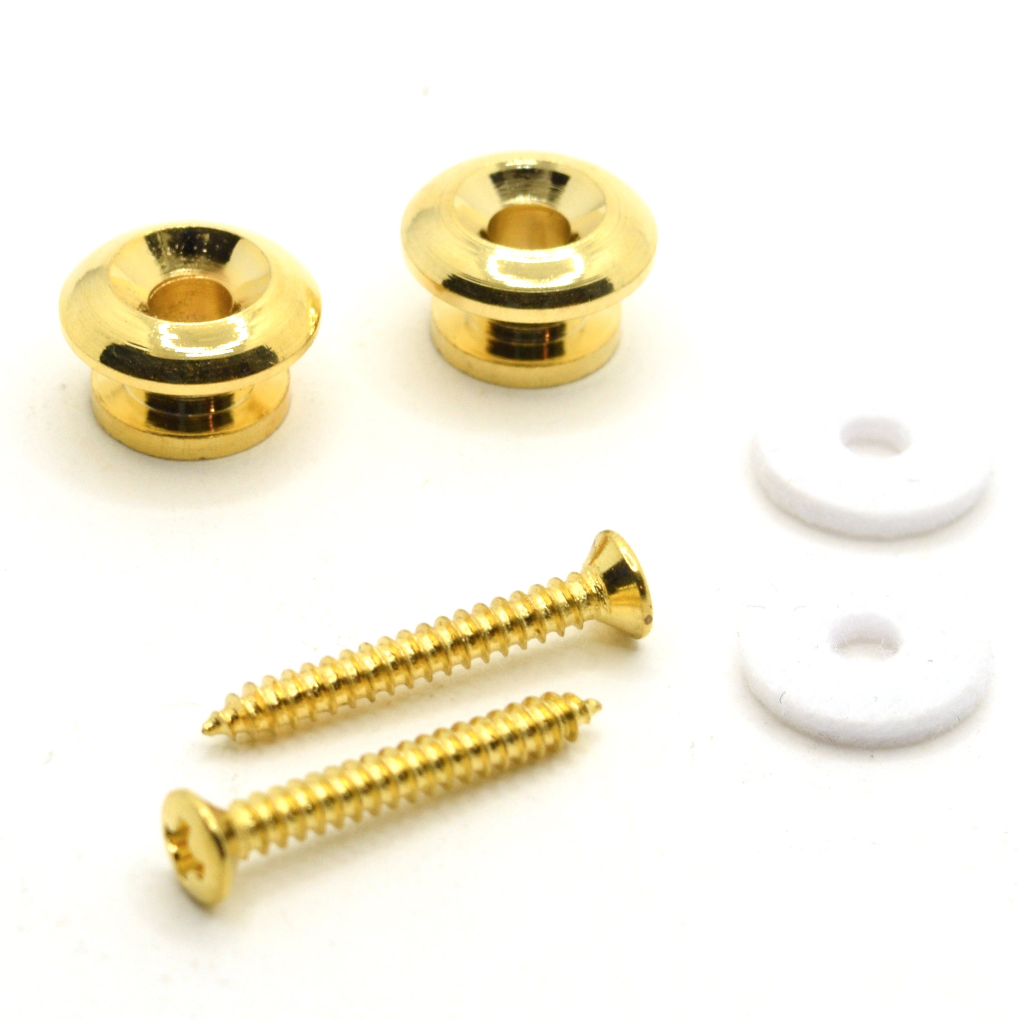 TG&T Gold Strap Button Beveled Set of 2