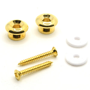 TG&T Gold Strap Button Beveled Set of 2