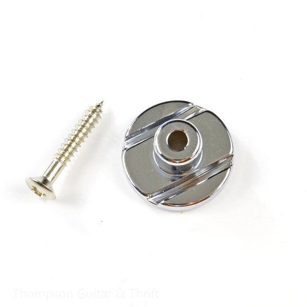 Chrome Round Bass String Retainer