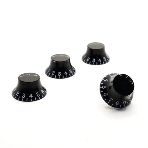 Black Bell Knobs Set of 4