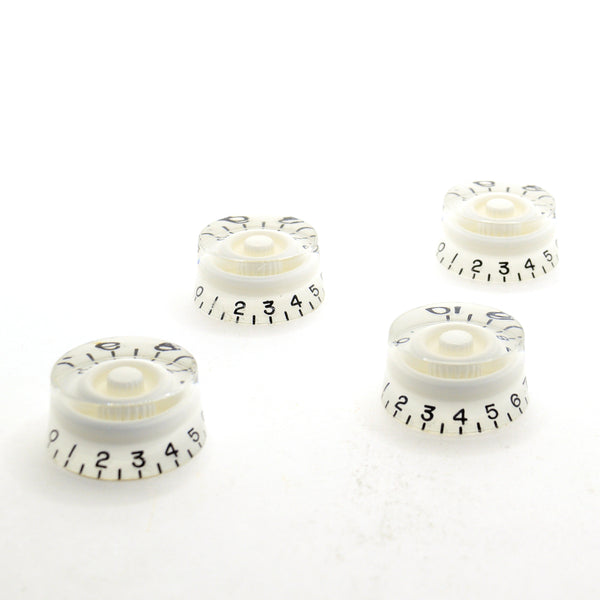 White Speed Knob Set of 4