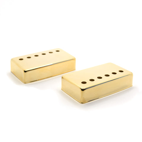 Set of 2 50mm Humbucker Pickup Covers in Gold