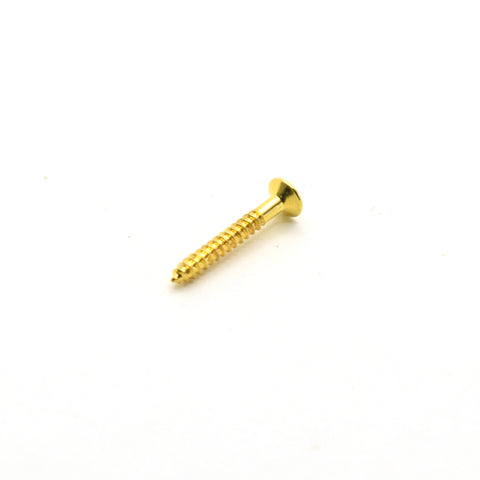 Gold Steel Humbucker Mounting Ring Screws 2mm x 15mm