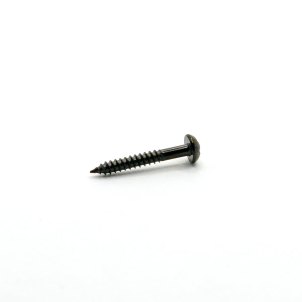 Black Steel Control Plate and Dog Ear P90 Screws 2.5mm x 19.5mm