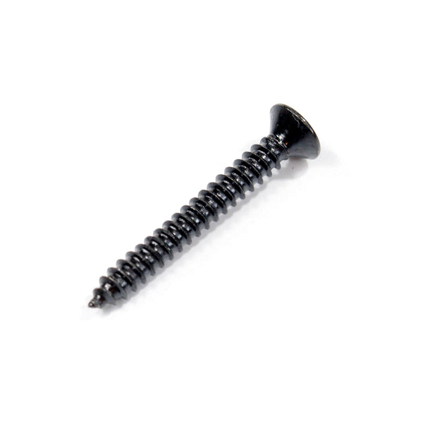 Black Steel Bridge and Strap Pin Screws 3mm x 25mm