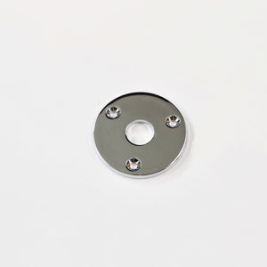 Chrome Jack Plate Flat Round Body Mount (Blemished)