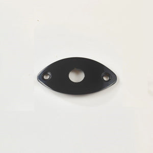 Black Oval Football Curved Jackplate (Blemished)
