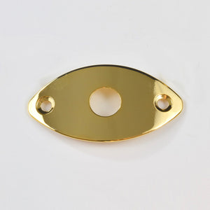Gold Oval Football Curved Jackplate (Blemished)