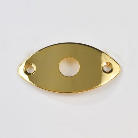 Gold Oval Football Curved Jackplate (Blemished)
