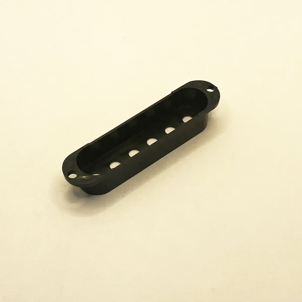 Single Coil Strat Pickup Cover Black - Bridge Position (Closeout)