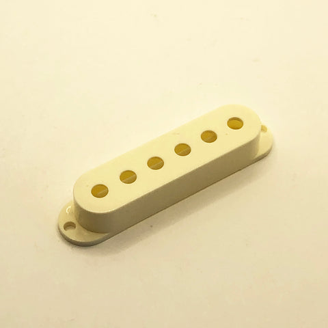 Single Coil Strat Pickup Cover Aged White - Bridge Position (Closeout)