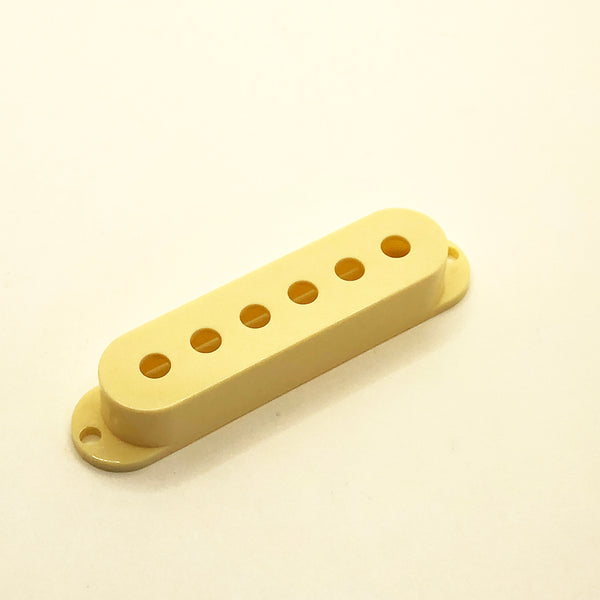 Single Coil Strat Pickup Cover Parchment - Neck and Middle Position (Closeout)