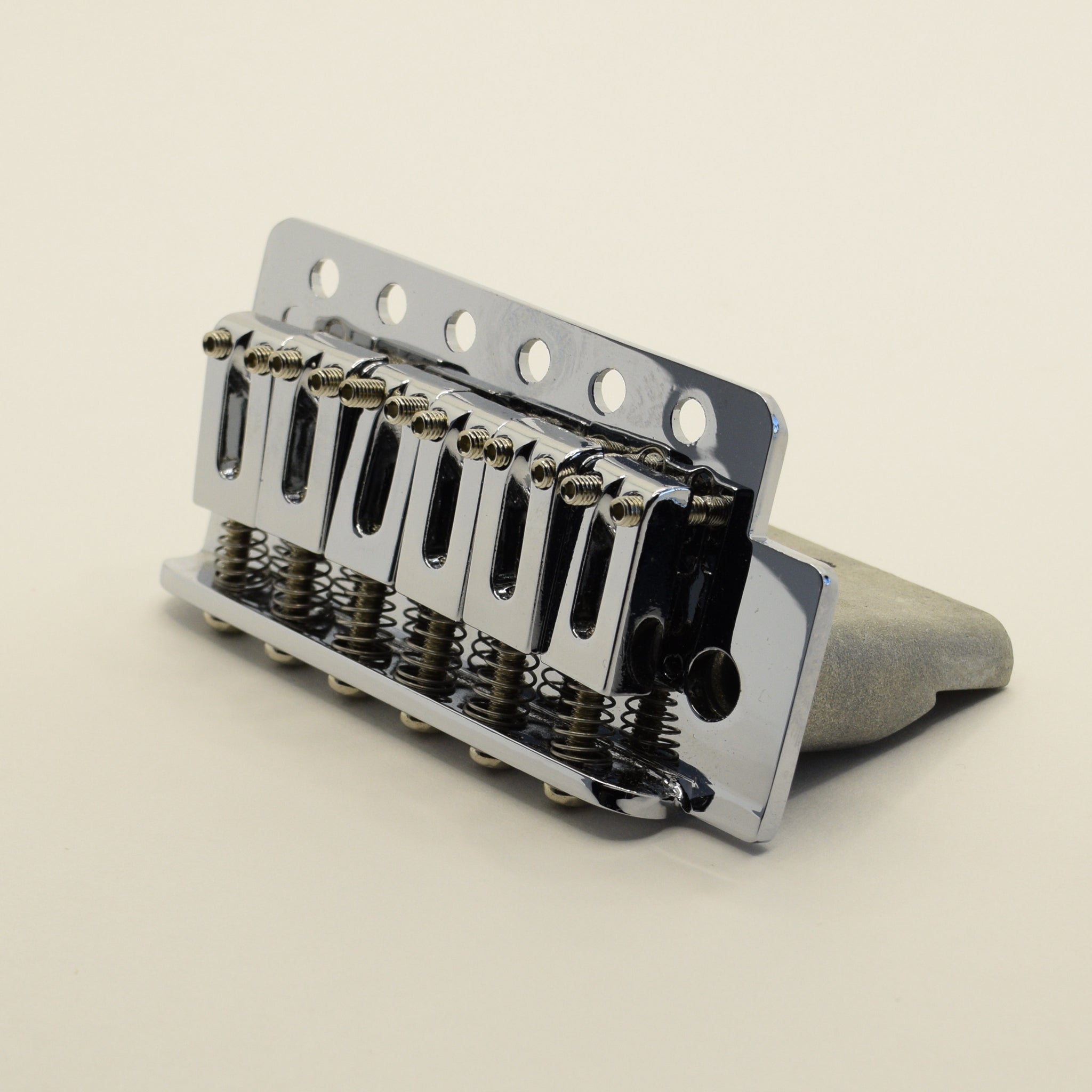 Chrome Replacement Bridge for Stratocaster (Closeout)