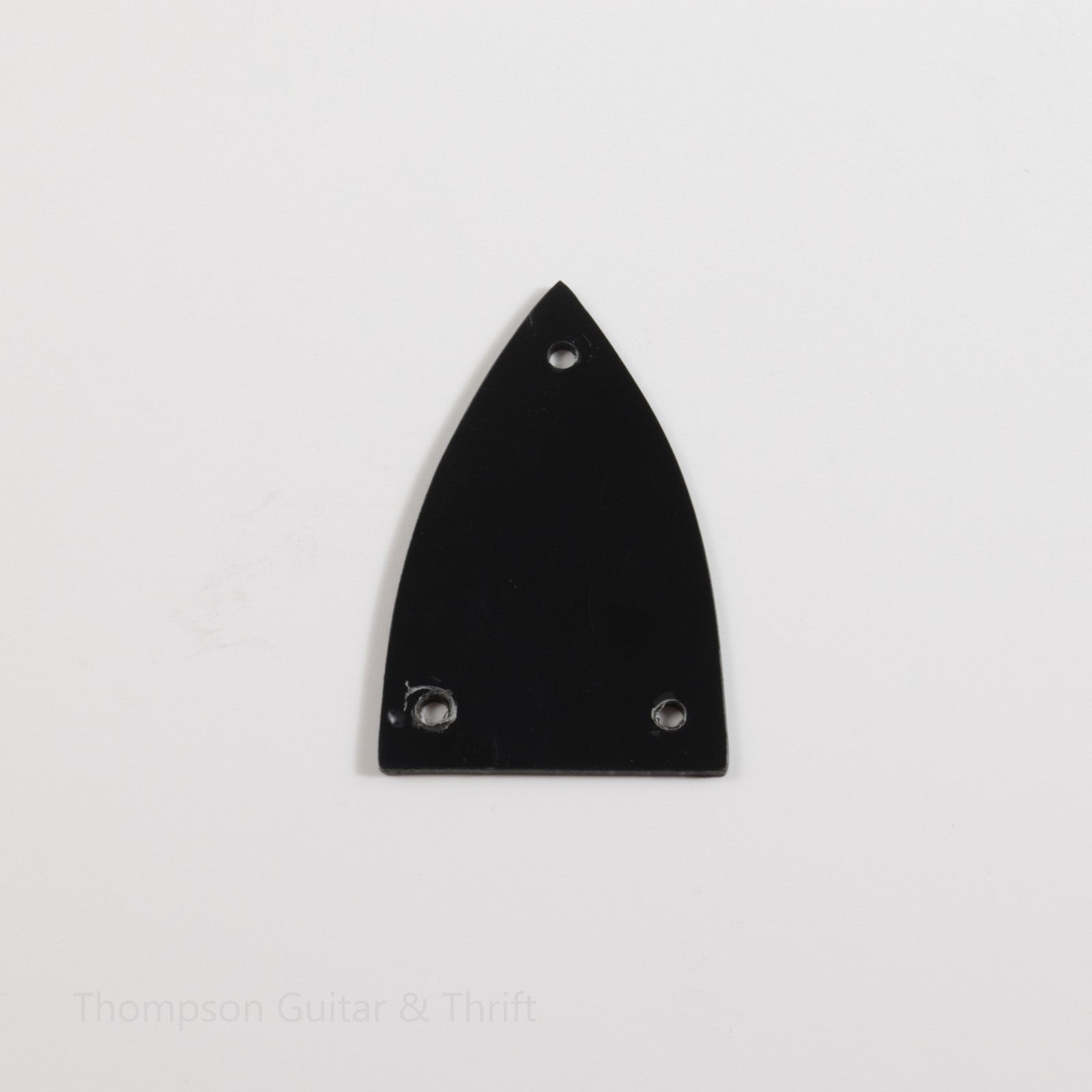 Black V Shaped Truss Rod Cover 1-ply 3-screw (NOS)