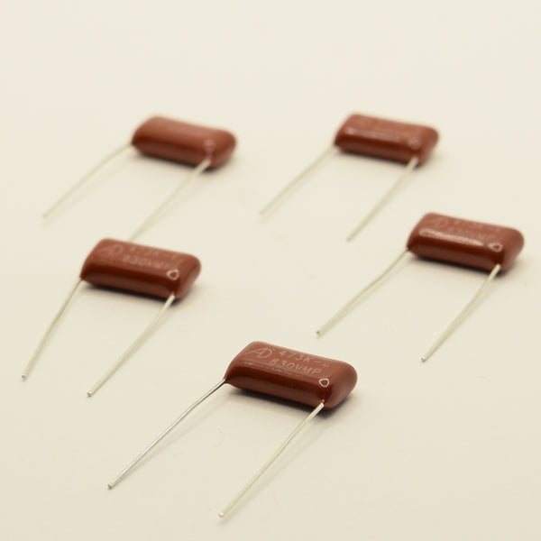 Cinnamon Drop .047uF Polypropylene Film Capacitors Set of 5