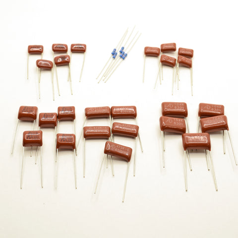 Cinnamon Drop MEGA! Tone Party Pack 25 Capacitors + Resistors Kit