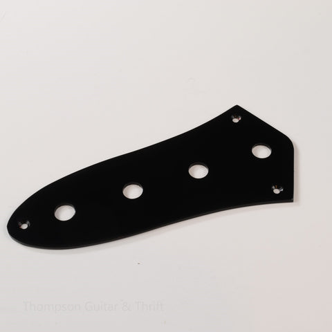 Black USA Spec Control Plate fits Jazz Bass (Blemished)