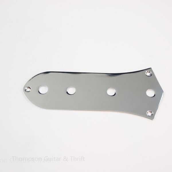 Chrome Small 60mm Control Plate fits Jazz Bass (Blemished)