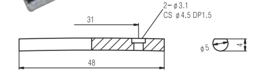 Chrome String Retainer Bar for Floyd Rose