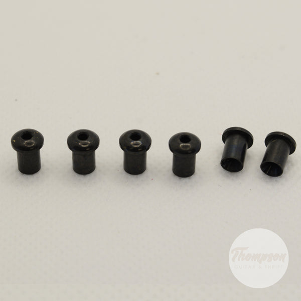 Top Mount String Ferrules Black