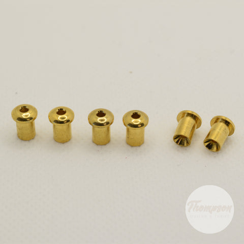 Top Mount String Ferrules Gold