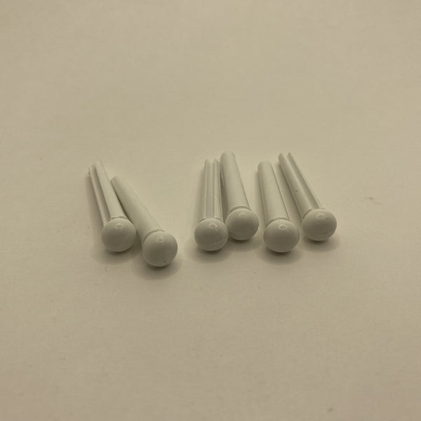 Acoustic Bridge Pins Plastic Set of 6 (NOS)