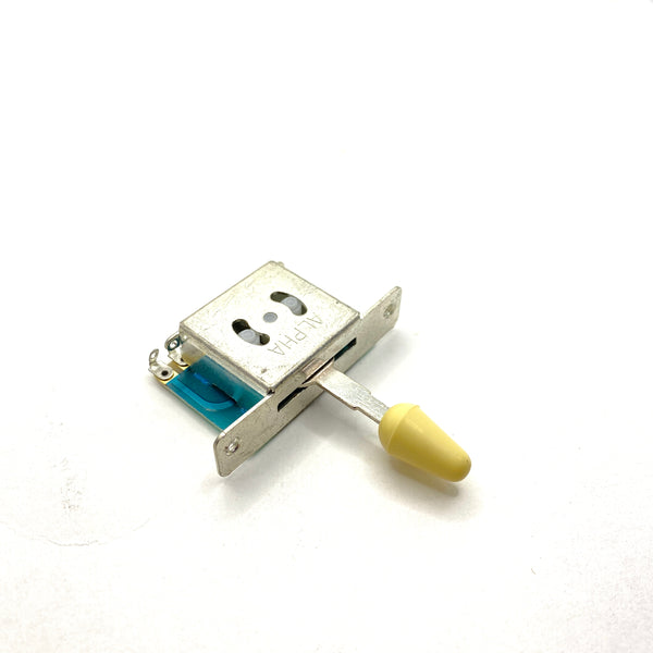 Set of 3 Metric Strat Switch Tip 3.5mm Cream/Black/White