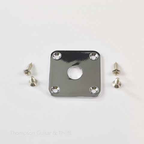Chrome Jack Plate Flat Square Body Mount