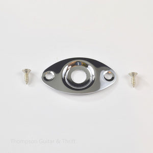 Chrome Football Jackplate Curved w/Insert