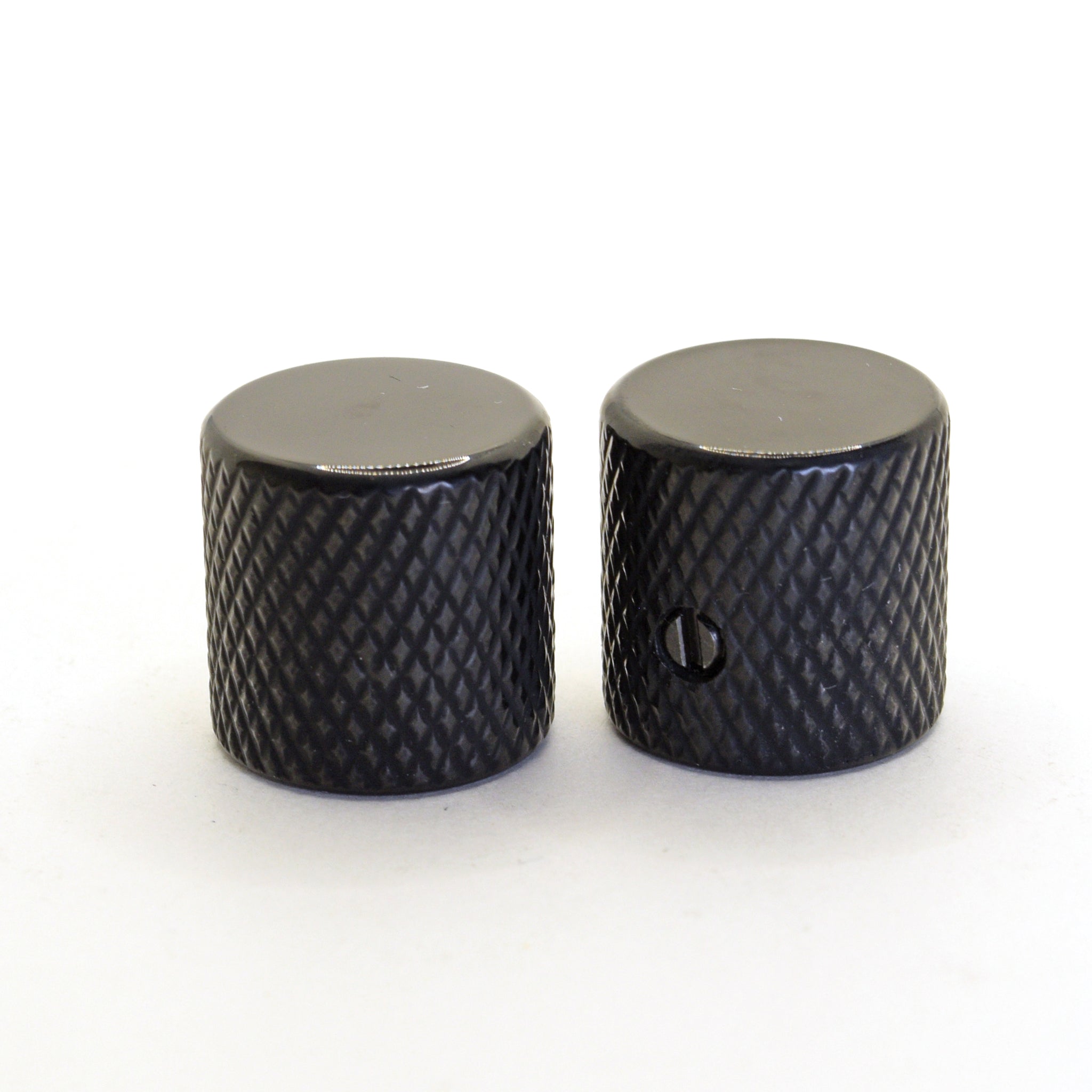 Folsom Flat Top Tele Knobs in Black, Set of 2