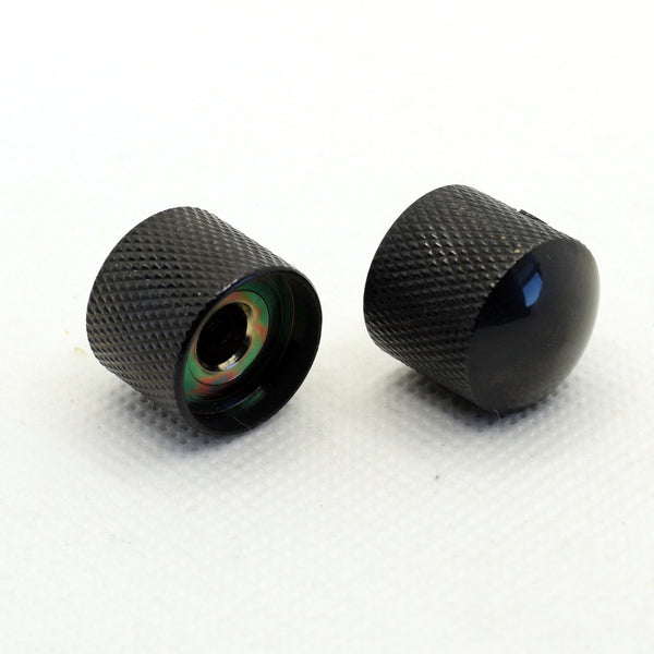 The Pomona Black Dome Knob Set of 2