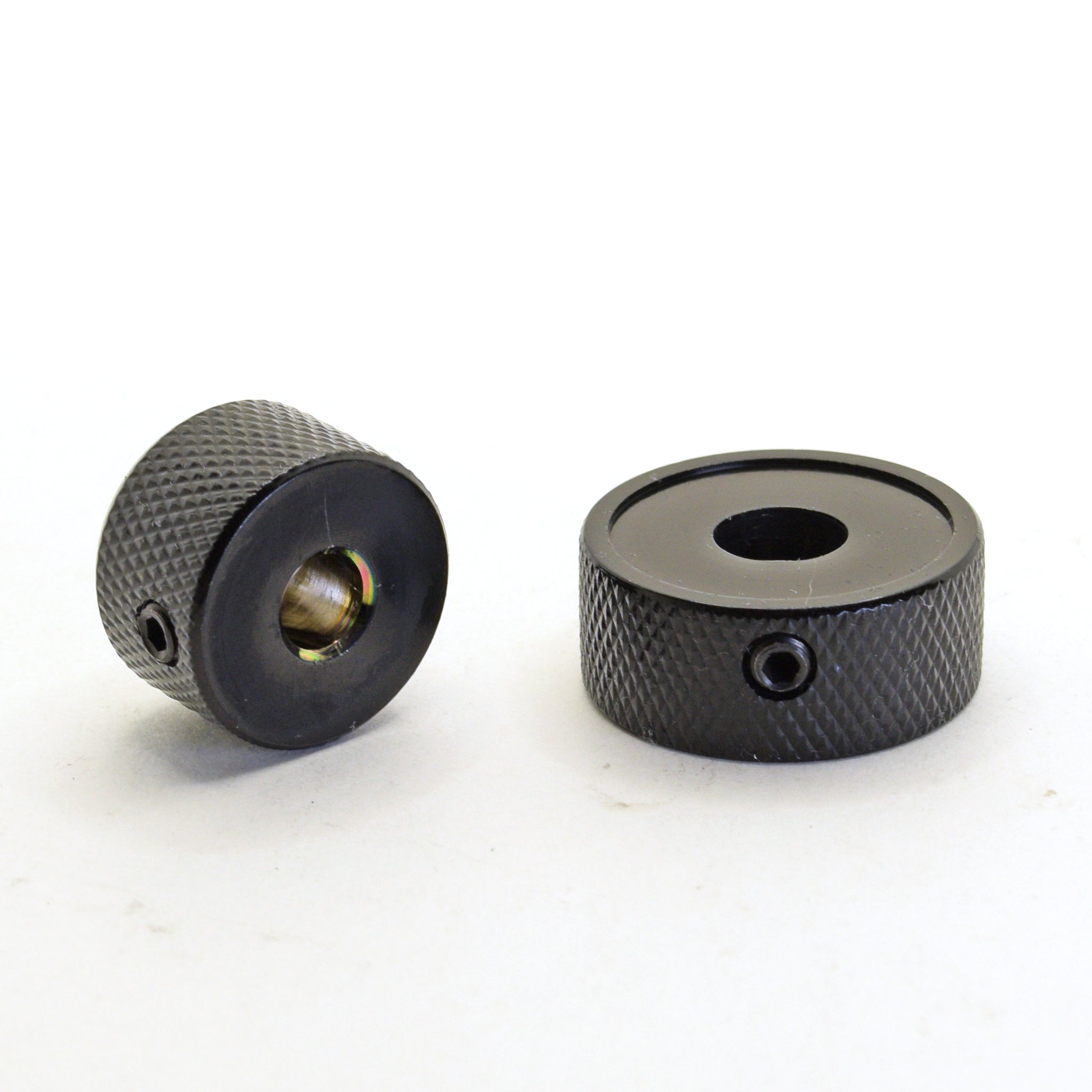 Dualee Large Black Stacked Dual Control Knob Concentric Set with set s ...
