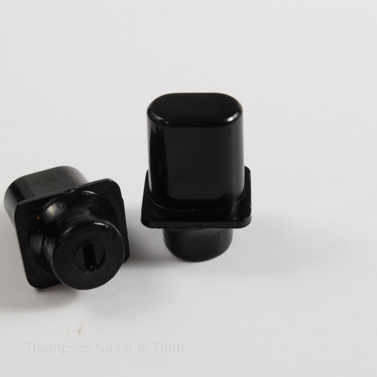 Tele Top Hat Knob 3.5mm Black Set of 2 (Closeout)