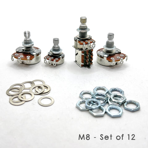 Metric Nut And Washer Kits for Potentiometers and Jacks