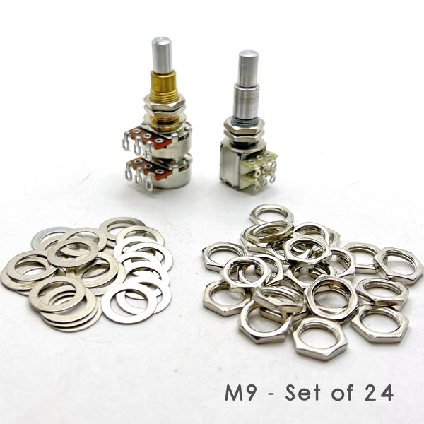 Metric Nut And Washer Kits for Potentiometers and Jacks