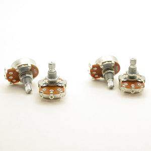Alpha Potentiometer Set of 2 A500K + 2 B500K Pots