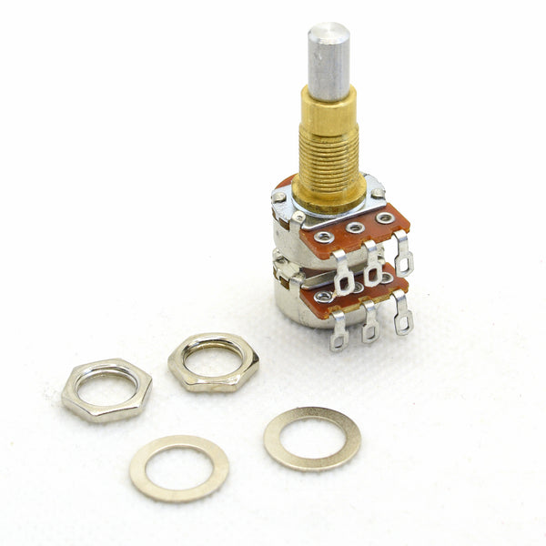 Alpha Potentiometer A500K Concentric Stacked Dime Size Pot