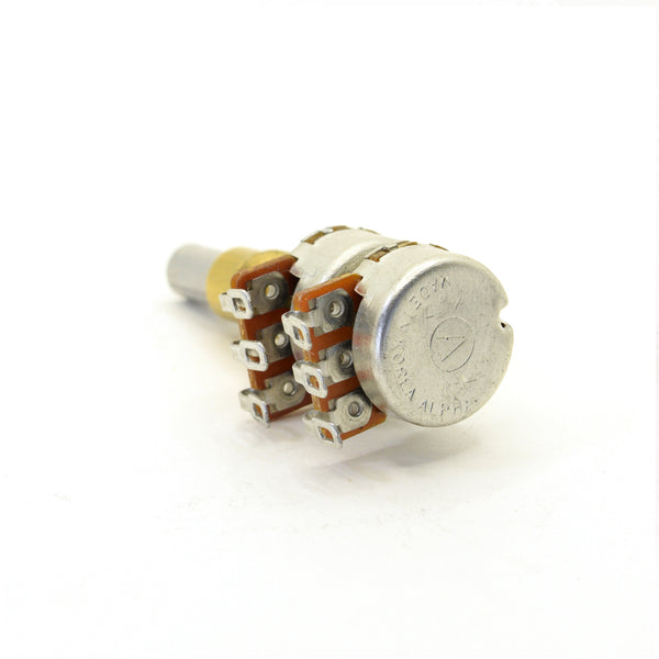 Alpha Potentiometer 1 Meg B Concentric Stacked Dime Size Pot