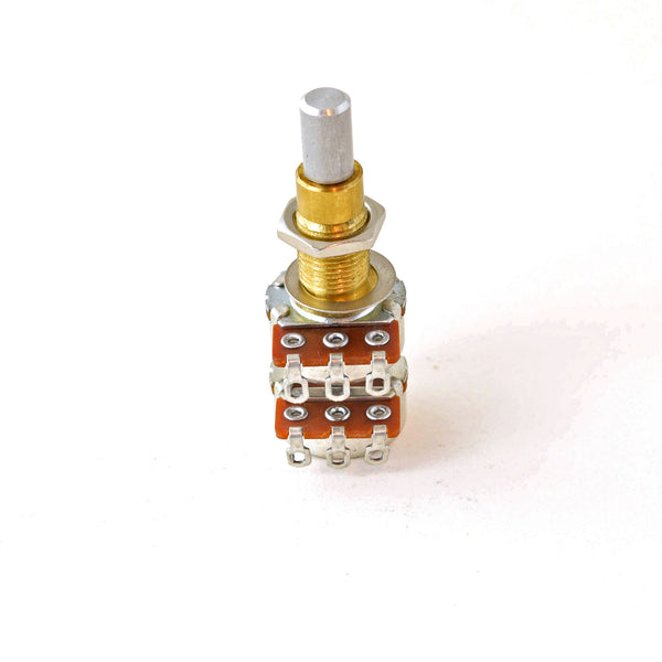 Alpha Potentiometer 1 Meg B Concentric Stacked Dime Size Pot