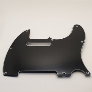 Black 8-screw 3-ply Telecaster Pickguard