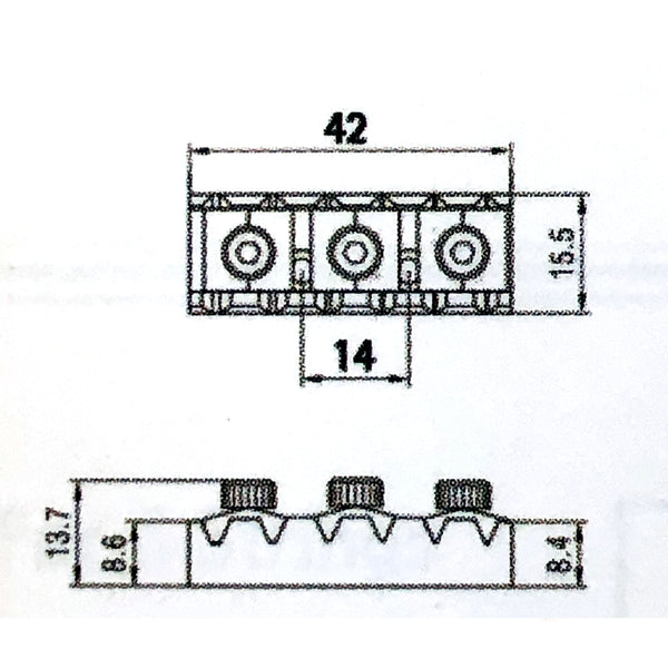 42mm Chrome Locking Nut Kit Floyd Rose Licensed